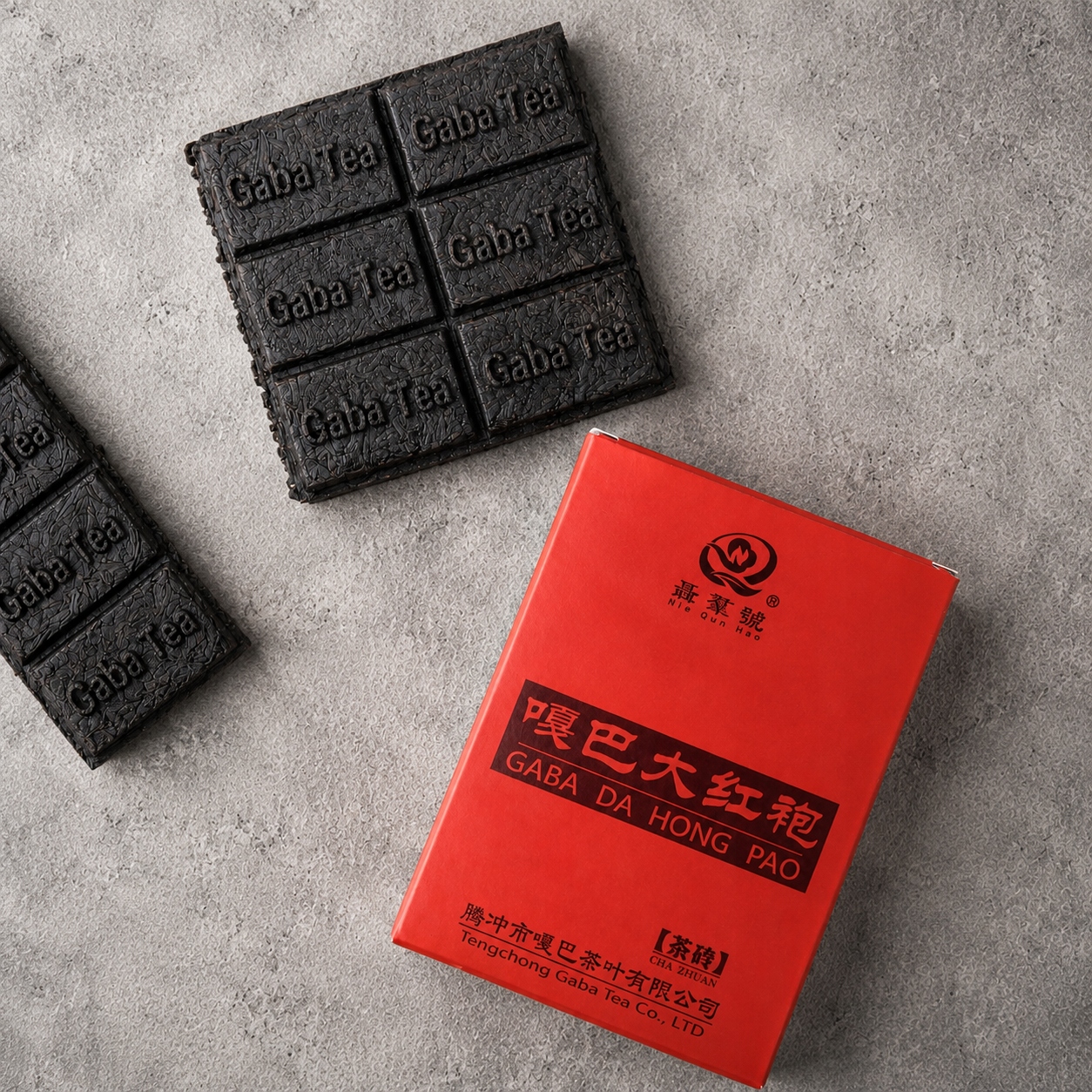 Gaba Da Hong Pao Brick Premium Oolong 100 g – čínský Čaj Gaba