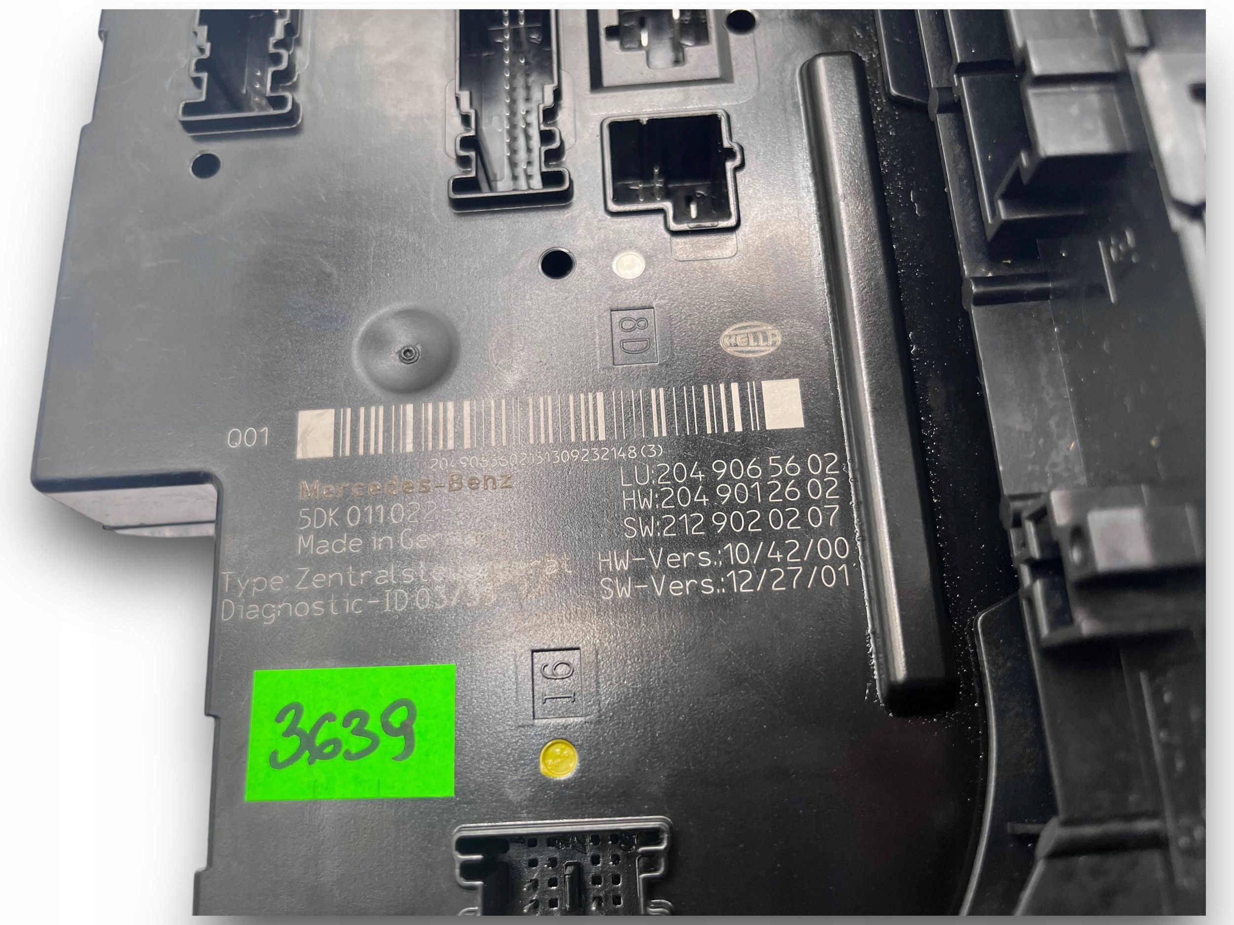 MERCEDES W204 Module fusibles Module SAM 2049065602 @M