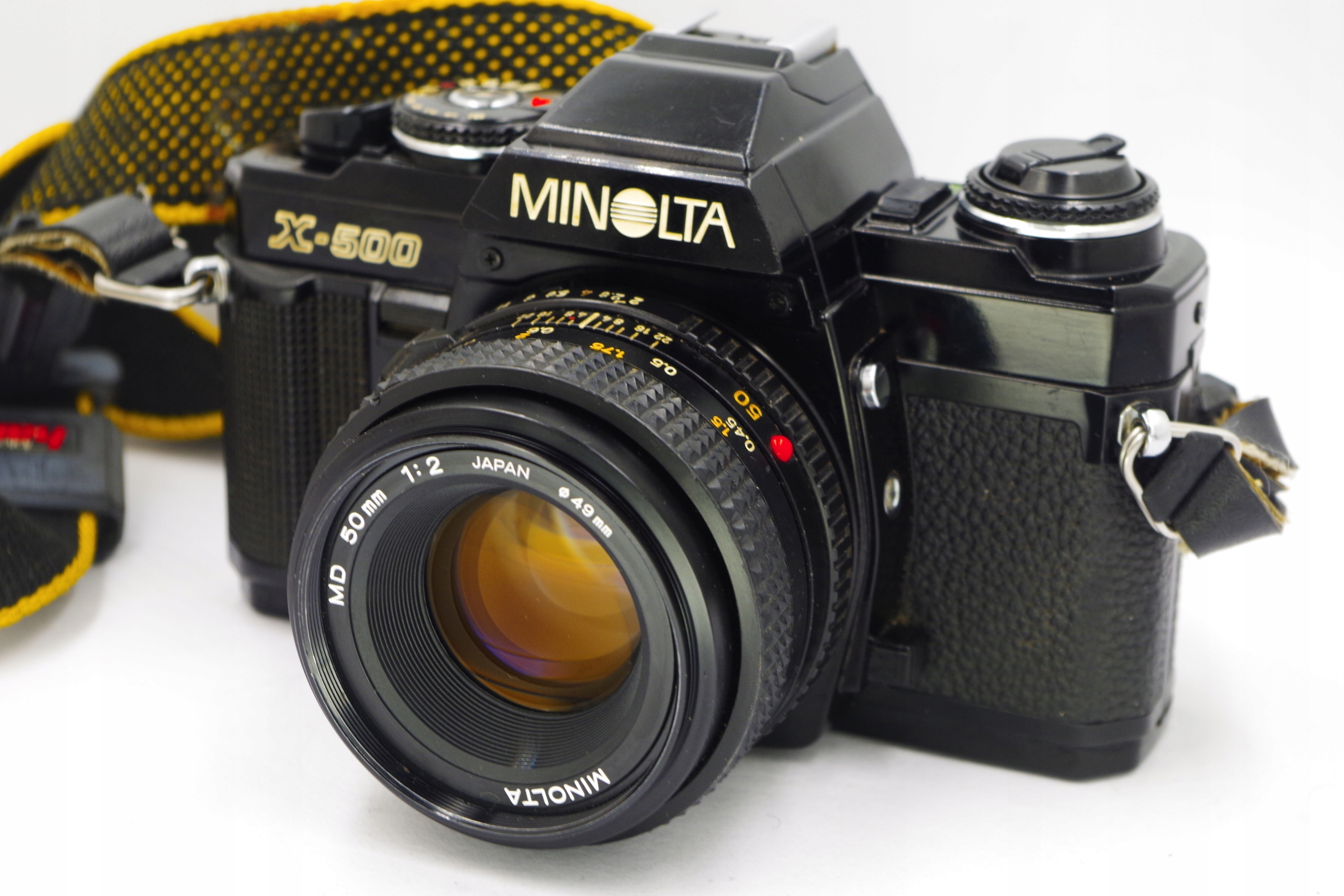 MINOLTA X-500 MPS + MINOLTA MD 50mm 1:2 B.ŁADNY Marka Minolta