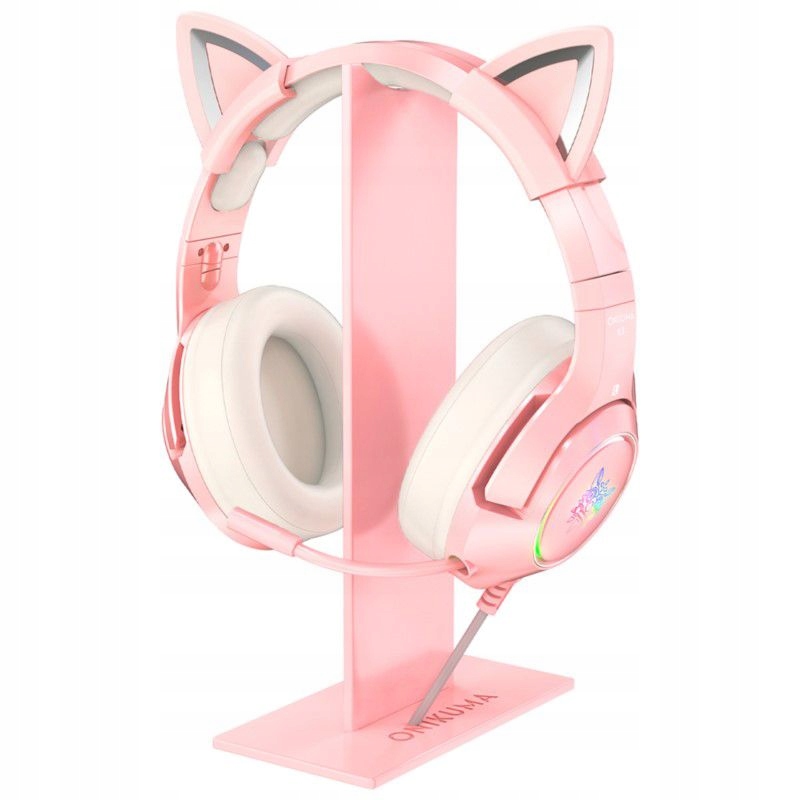 ONIKUMA SE-1 STOJAK GAMINGOWY NA SŁUCHAWKI RÓŻOWY