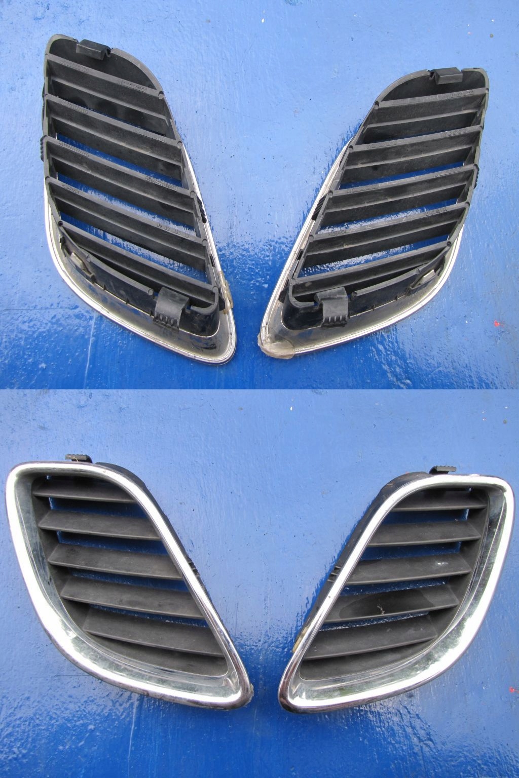 SAAB 95 9-5 LIFT grid CHROM of a bumper left