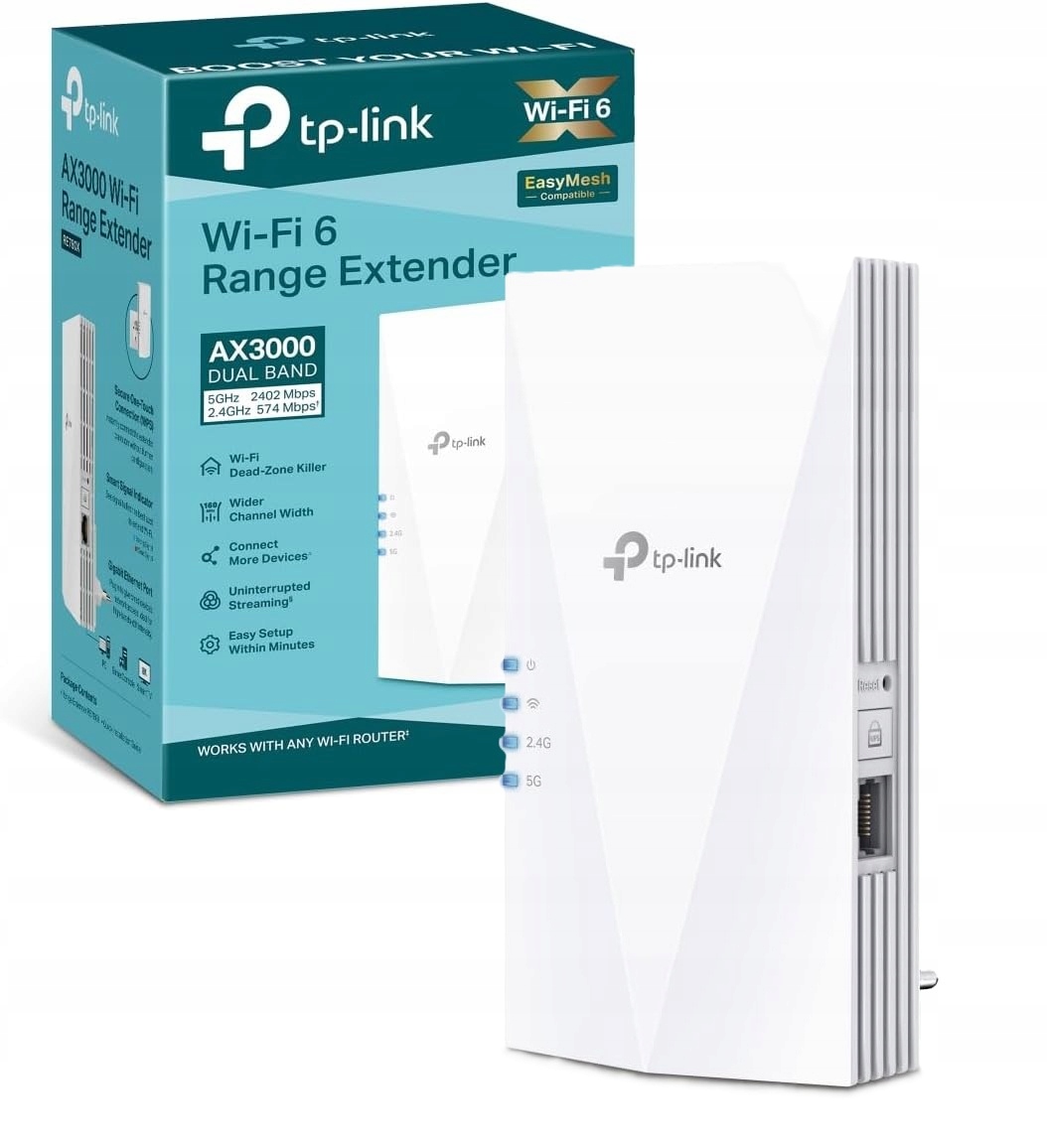 Access Point, Repeater TP-Link RE780X 802.11ax (Wi-Fi 6)