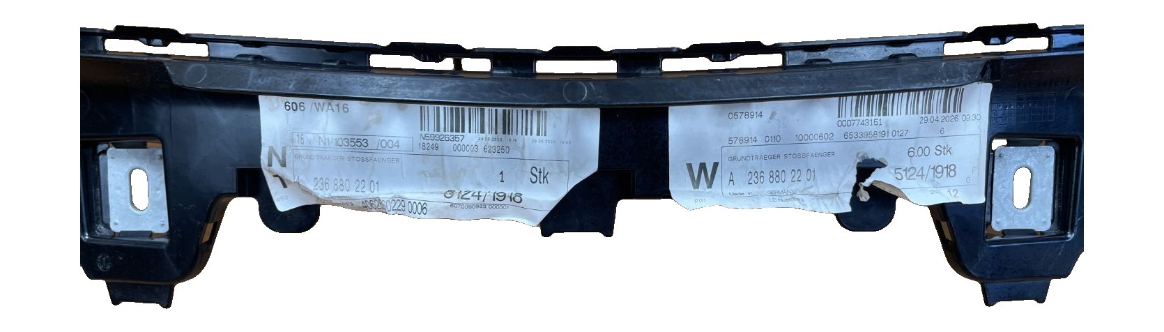 MERCEDES CLE e C236 COUPE 2023- Supporto staffa Paraurti Anteriore A2368802201