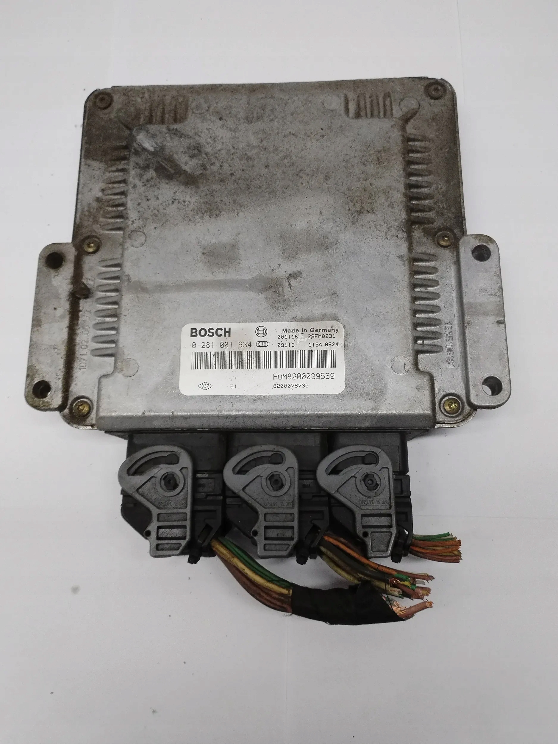 RENAULT LAGUNA II control unit / module ECU 8200166362 0281010819 8200039569