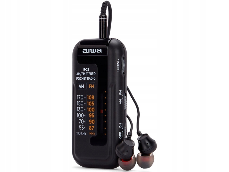 Miniradio Aiwa R-22bk черный