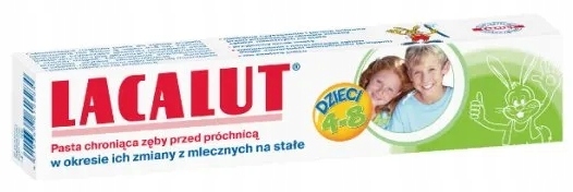 

Lacalut, Pasta do zębów dla dzieci 4-8 lat, 50 ml