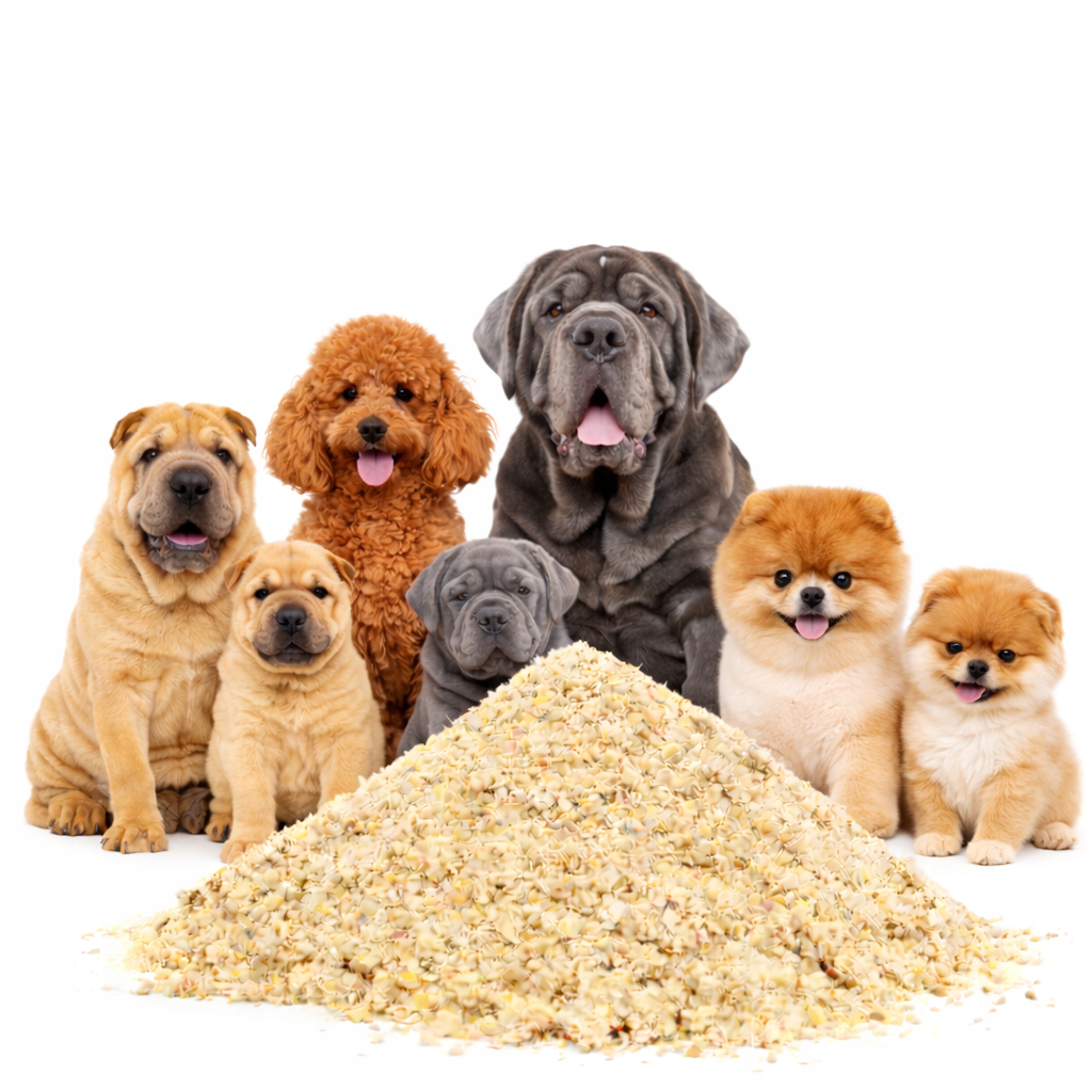 Levně Instantní čisté těstoviny pro psa kočku Bez Přísad instantní 20 kg krmivo