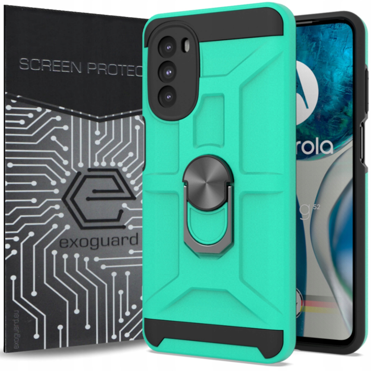 

Etui Pancerne+szkło do Motorola Moto G52 G82 5G