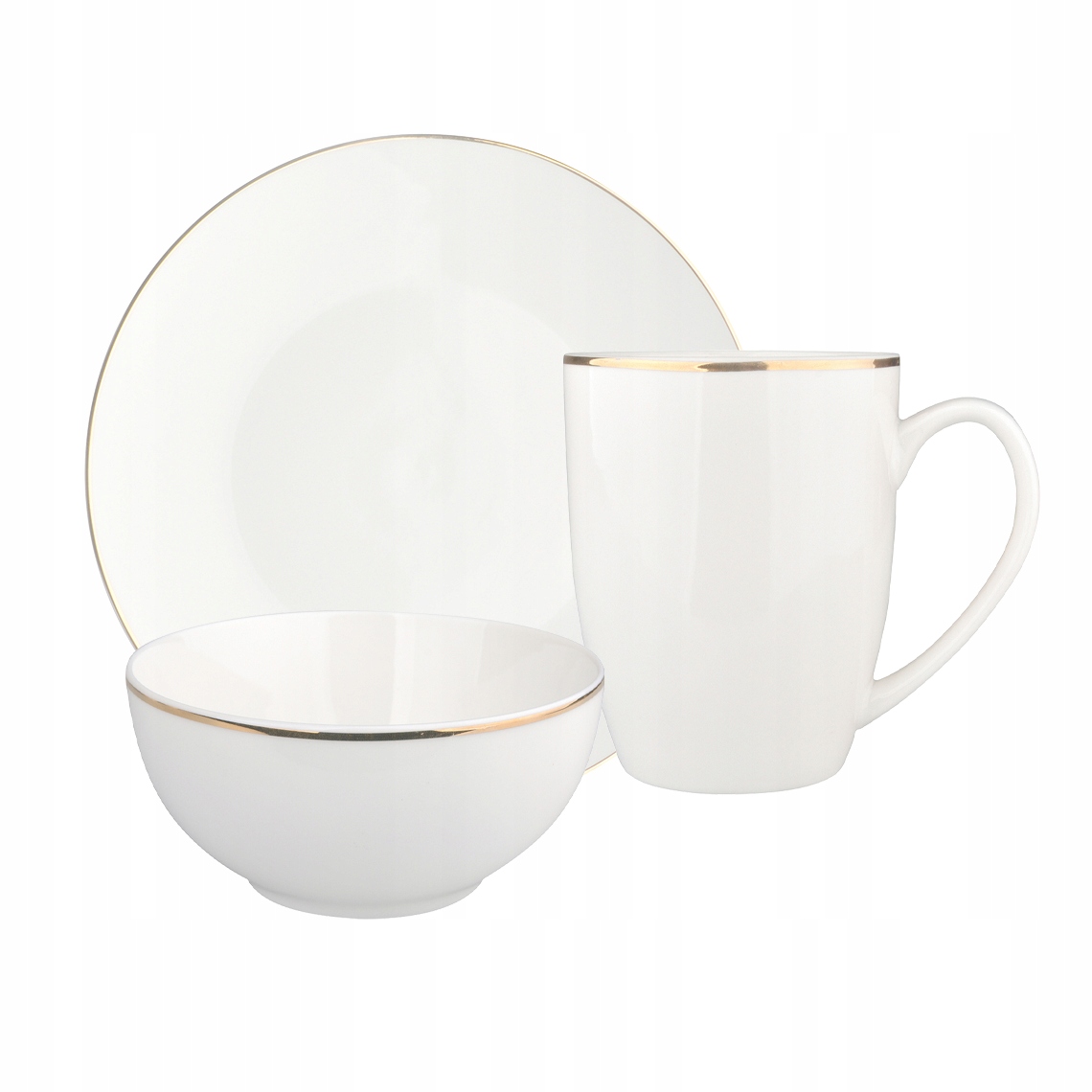 

Serwis Śniadaniowy dla 6 osób z porcelany 18el.