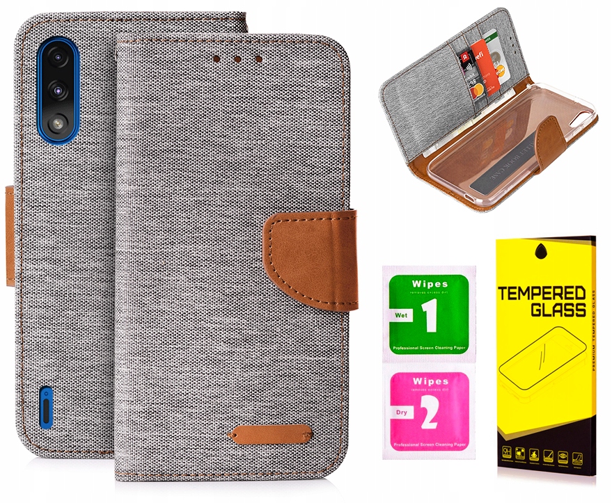 

Etui Portfel Canvas Do Motorola Moto E7 Power
