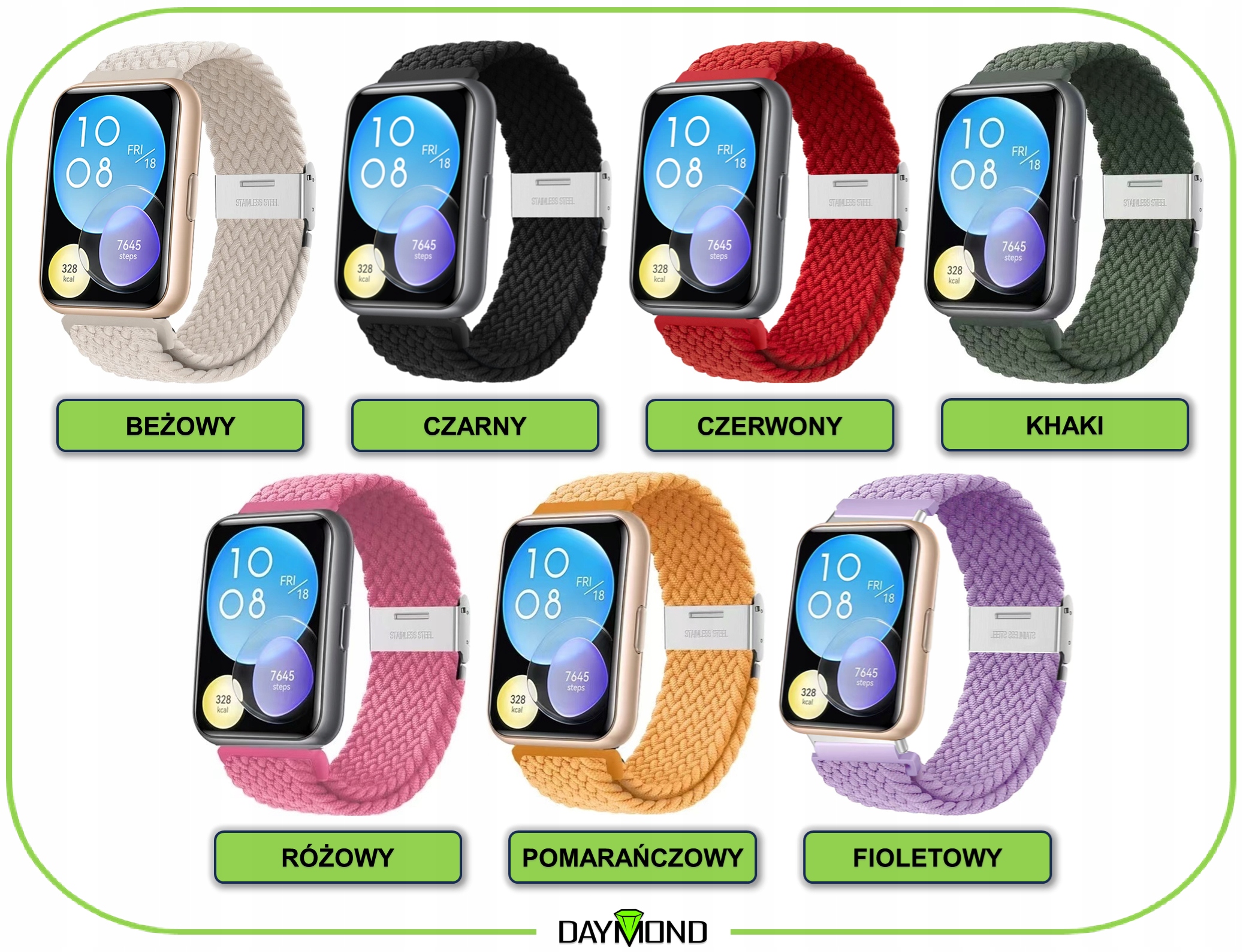 PASEK OPASKA BRANSOLETA DO HUAWEI WATCH FIT 2 DUŻO KOLORÓW | WYSOKA JAKOŚĆ! Producent inny