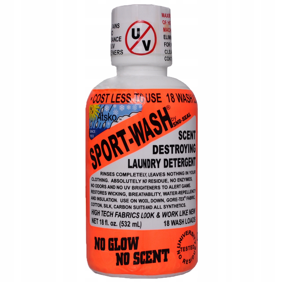 

Płyn Do Prania Atsko środek 532ml odzieży Sportowa