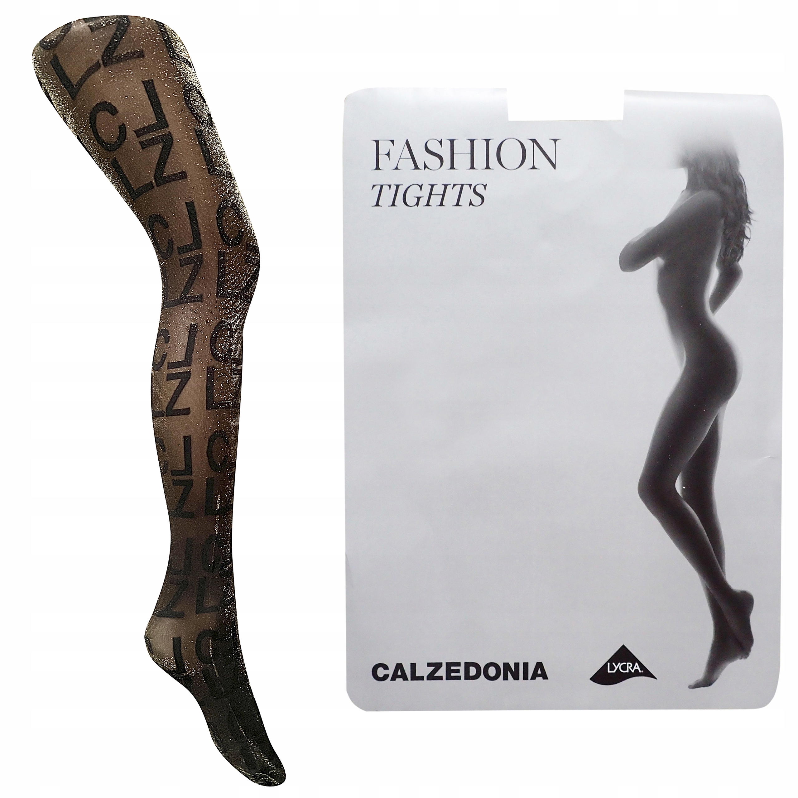 Rajstopy Z Collant Calzedonia Ecriture Calzedonia Rajstopy
