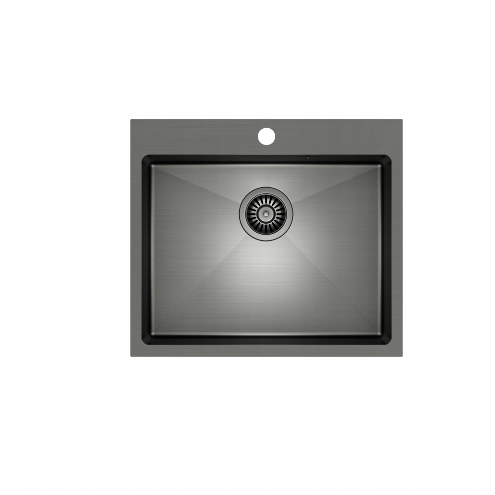 Zlew Quadron RUSSEL 110 SteelQ PVD grafitowy