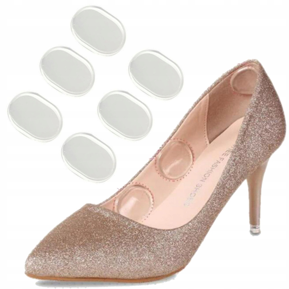 ŻELOWE ZAPIĘTKI DO BUTÓW SZPILEK SILIKONOWE WKŁADKI OBTARCIA PIĘTY SZPILKI