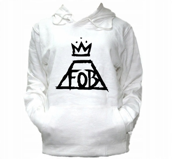 

XL Bluza Kaptur Damska Fall Out Boy Punk Fob Wzór