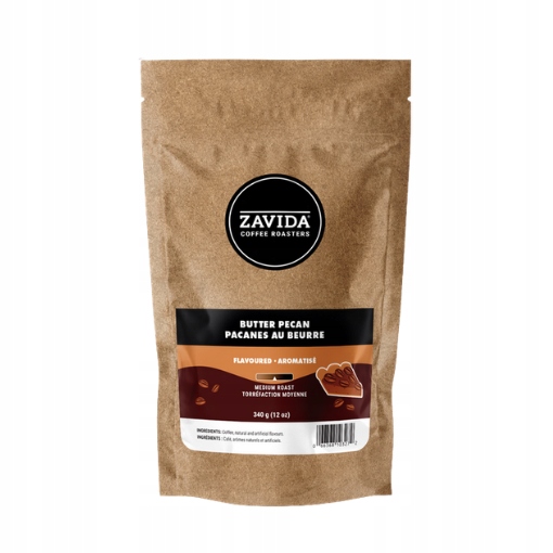 Zavida Butter Pecan – káva káva s příchutí pecanových ořechů 340 g