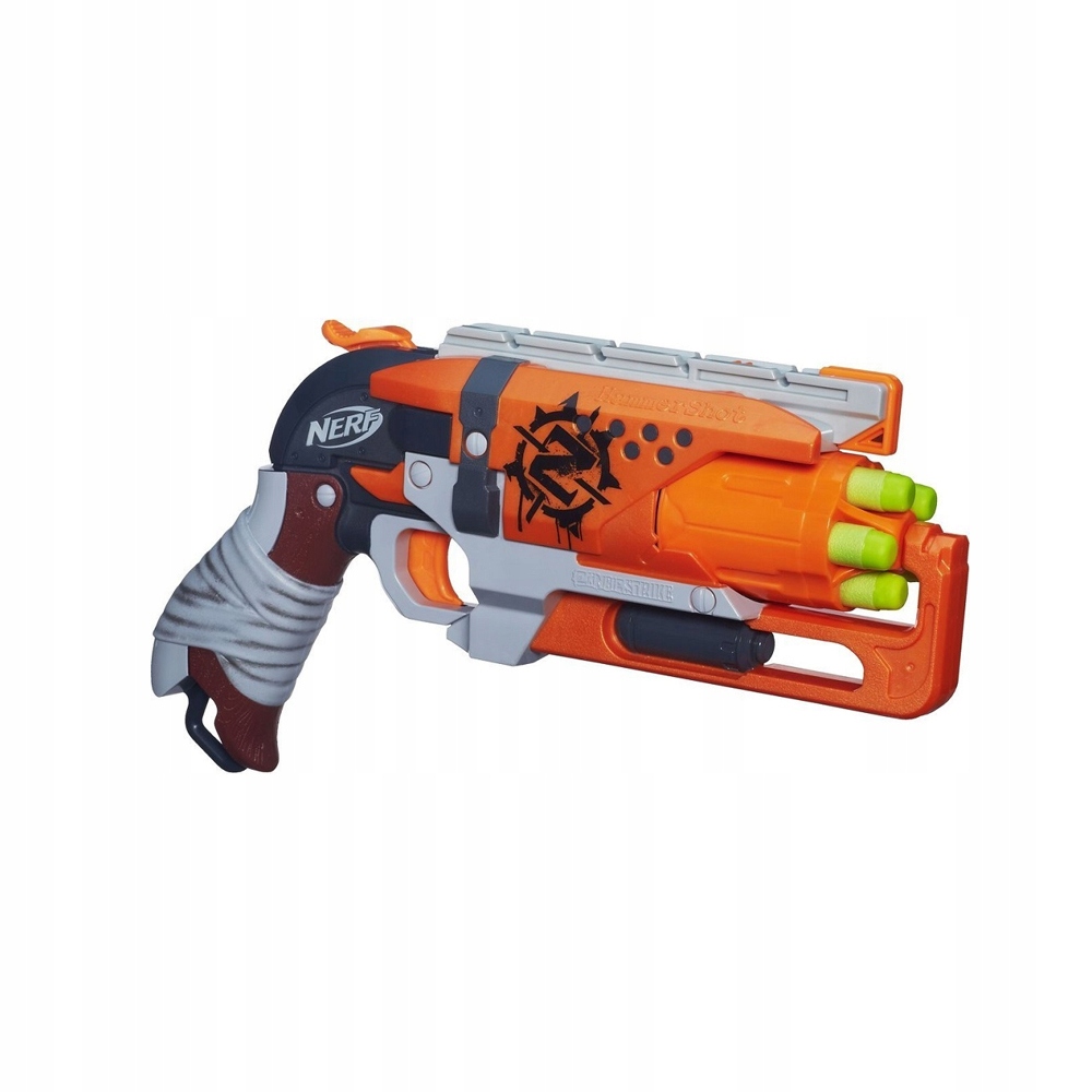 NERF ZOMBIE HAMMERSHOT + TARCZA ELEKTRONICZNA Wiek dziecka 8 lat +