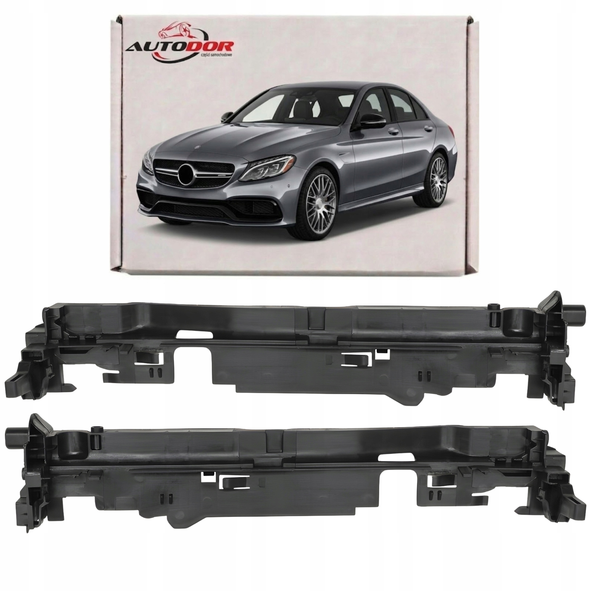 Mercedes Třída C W205 2014 2021 Upevnění Rámečku Chladiče Levé Pravé Sada.