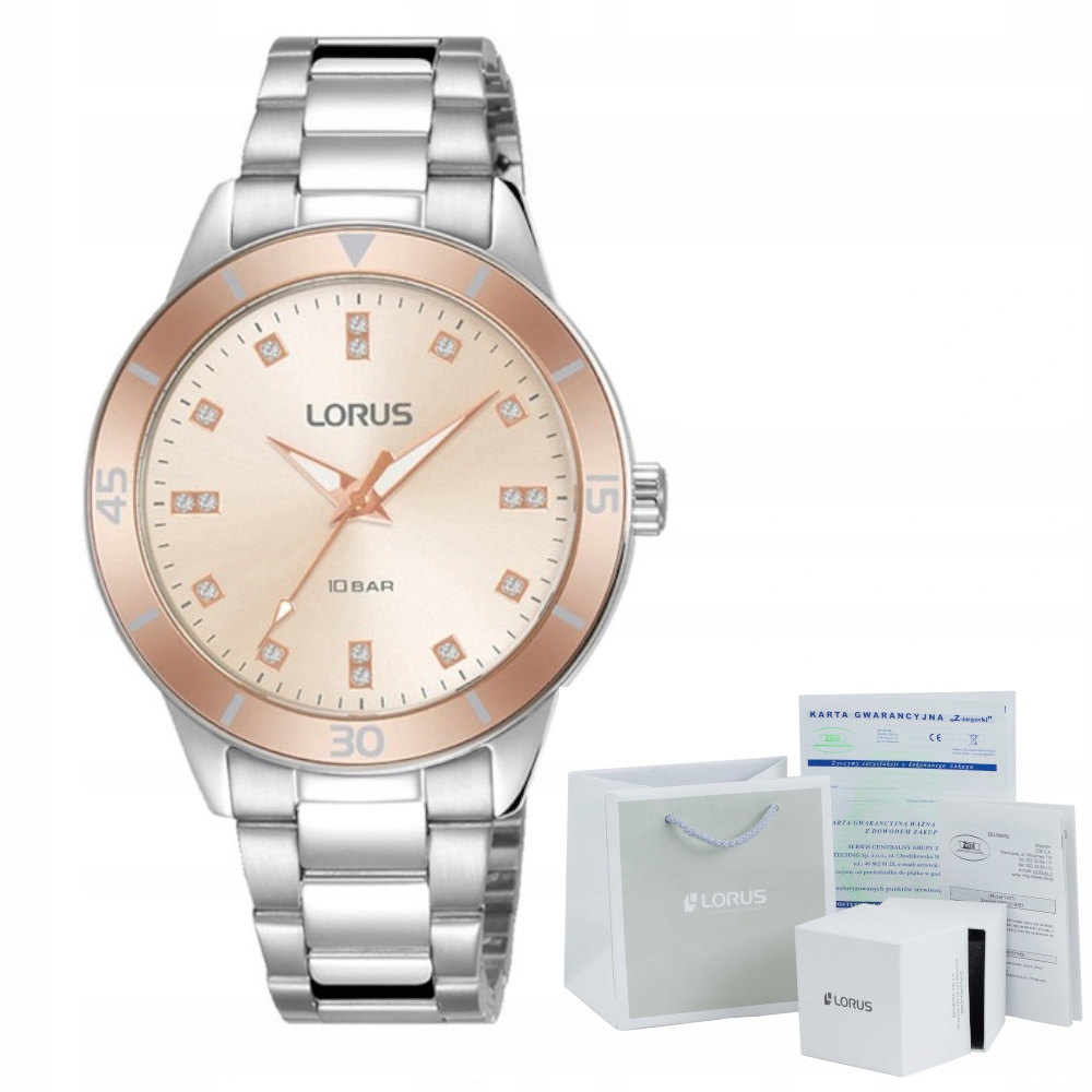 Dámské hodinky Lorus stříbrný náramek Gravírování