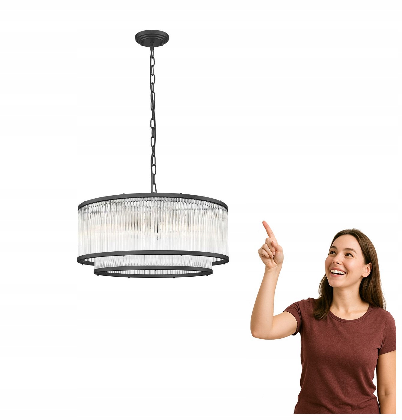 Závěsná lampa Sergio P0528-06H-P7AC Zuma Line