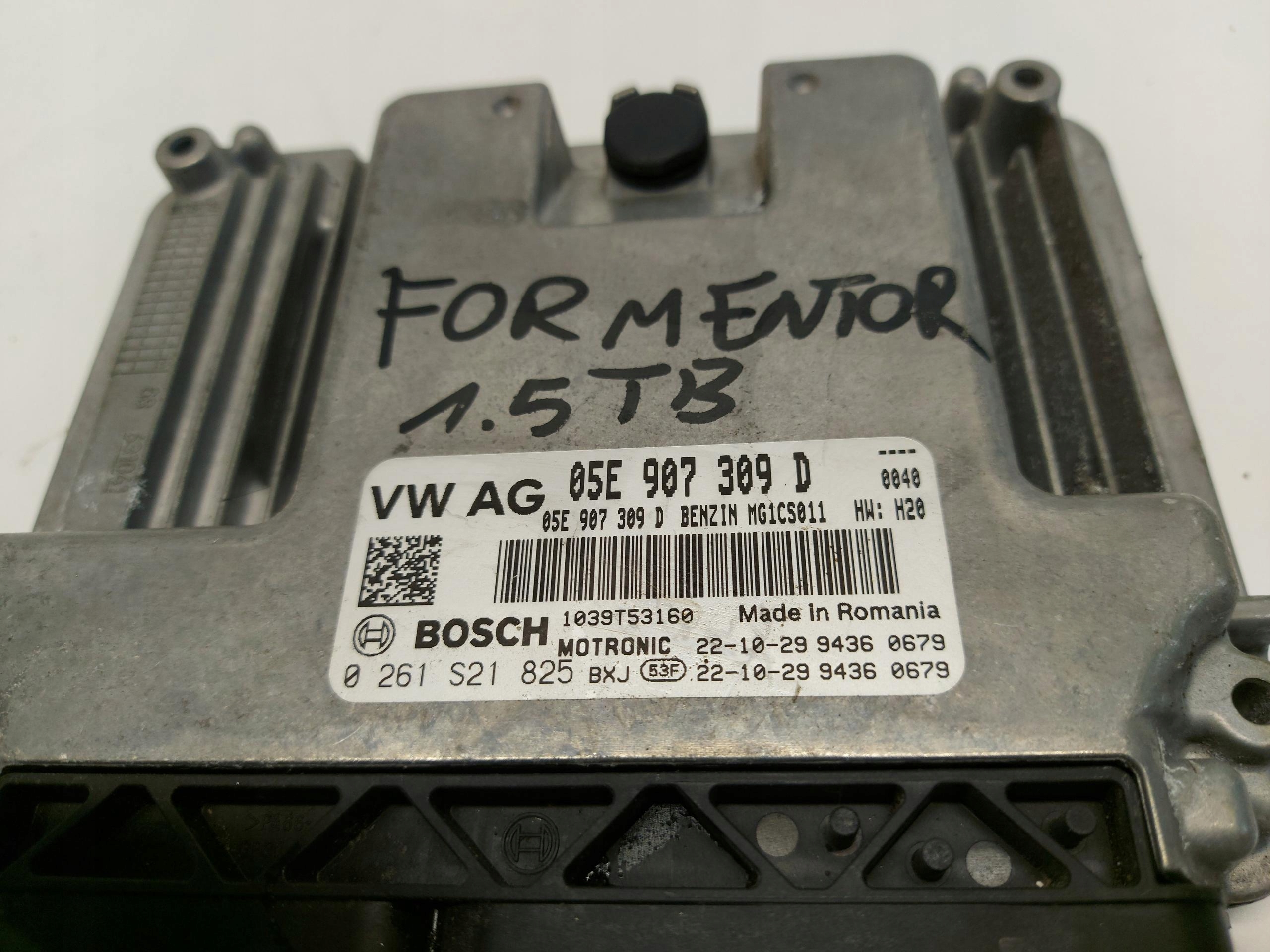 CUPRA FORMENTOR 5FF computer control unit of the engine 05E907309D