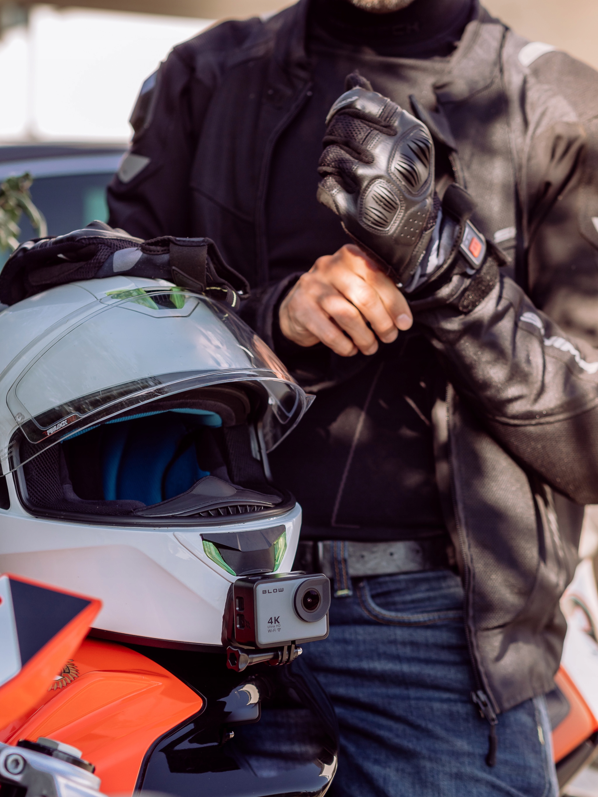 KAMERA SPORTOWA GO PRO4U 4K UHD WIFI USB AKCESORIA KARTA 32 GB PILOT ZESTAW Rozdzielczość 16 Mpx