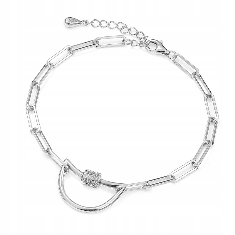 Stříbrný náramek Ag 925 půlměsíc B05137