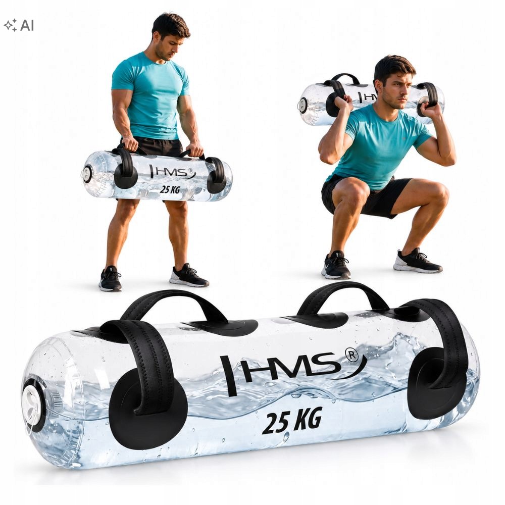 Boxovací Pytel Powerbag naplněný vodou pro cvičení Crossfit 25 kg Hms