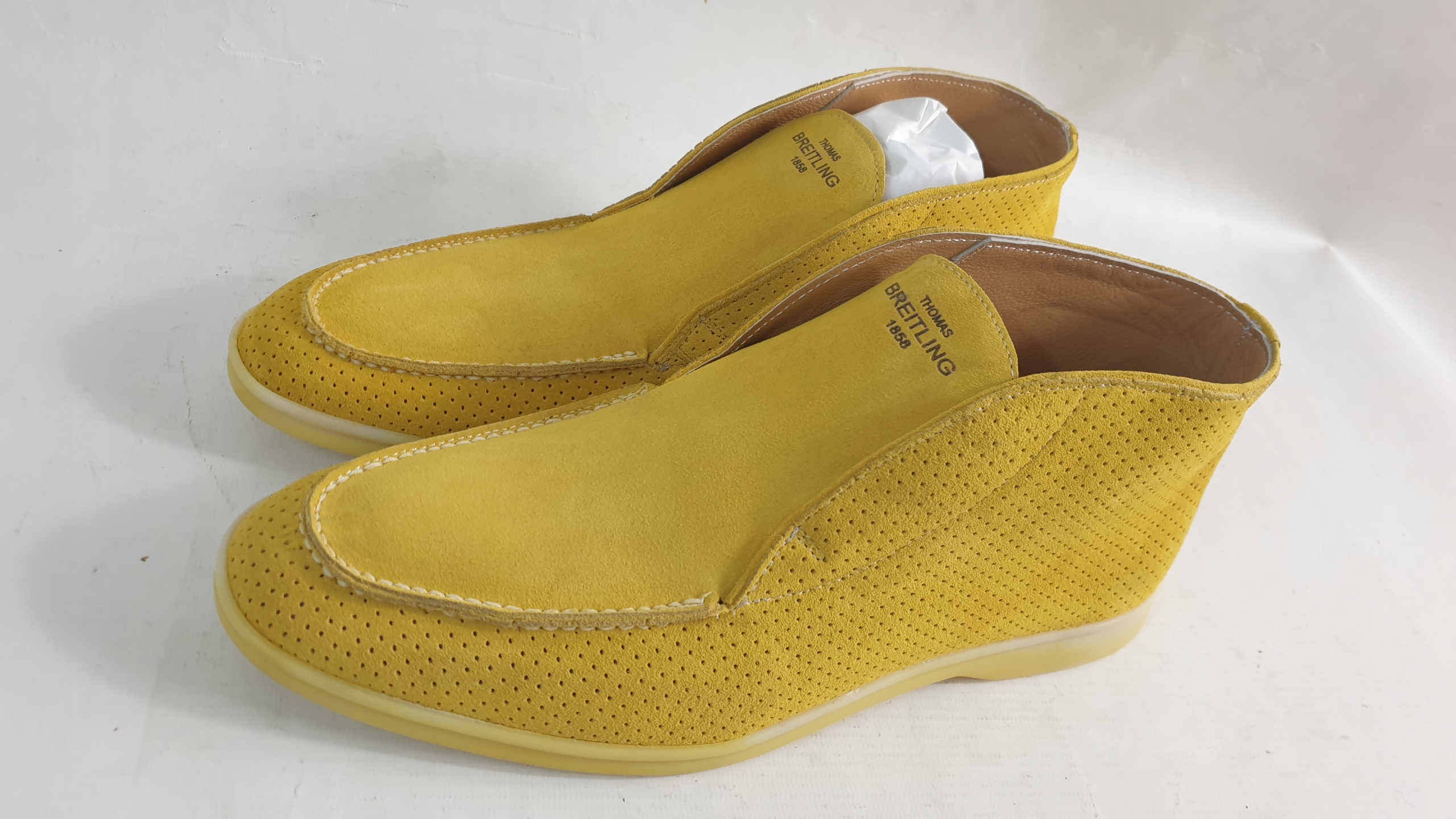 Thomas Breitling kožené žluté pánské polobotky vel 42