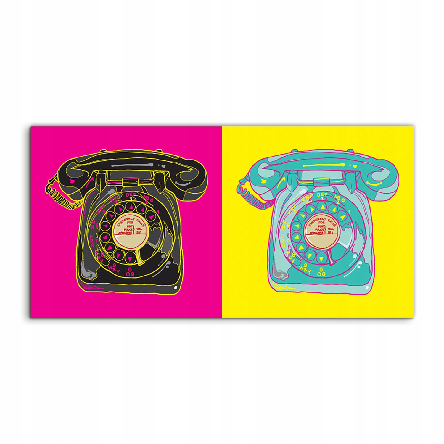 Obraz 120x60 ako darček Vintage Telefón na stenu