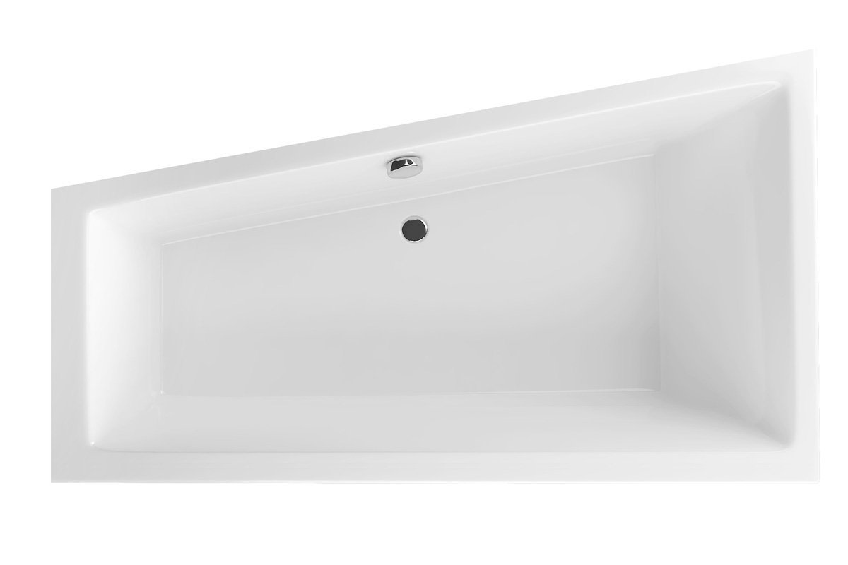 Asymetrická vana M-sfera slim 160x95 levá