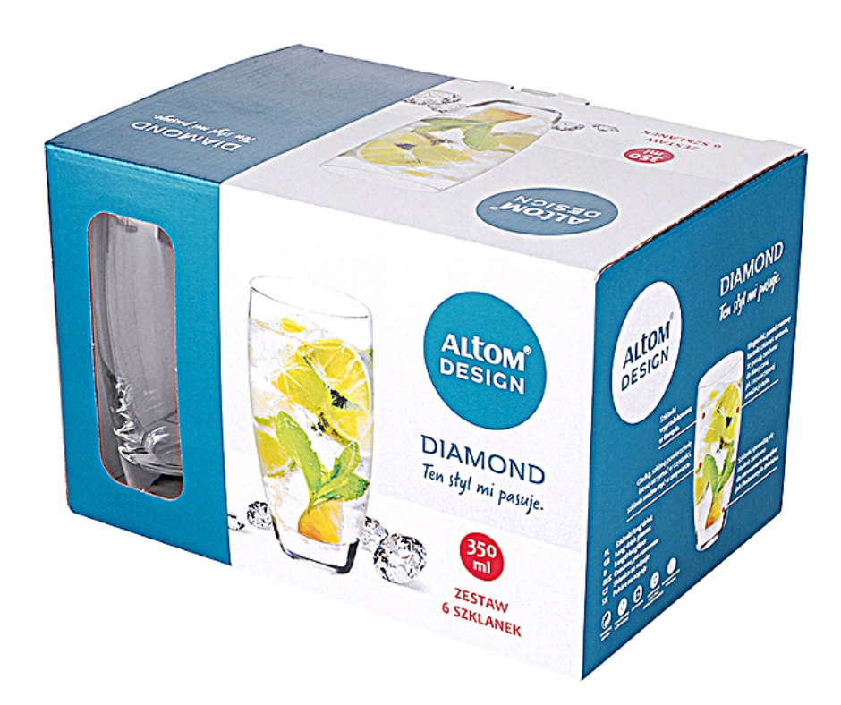 Szklanki do napojów Altom Design 350 ml 6 szt. Marka Altom Design