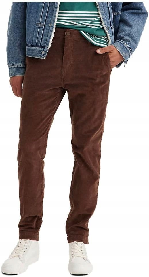 Levi's Casual Pánské Kalhoty Jednoduché Hnědé 38/32 U_a