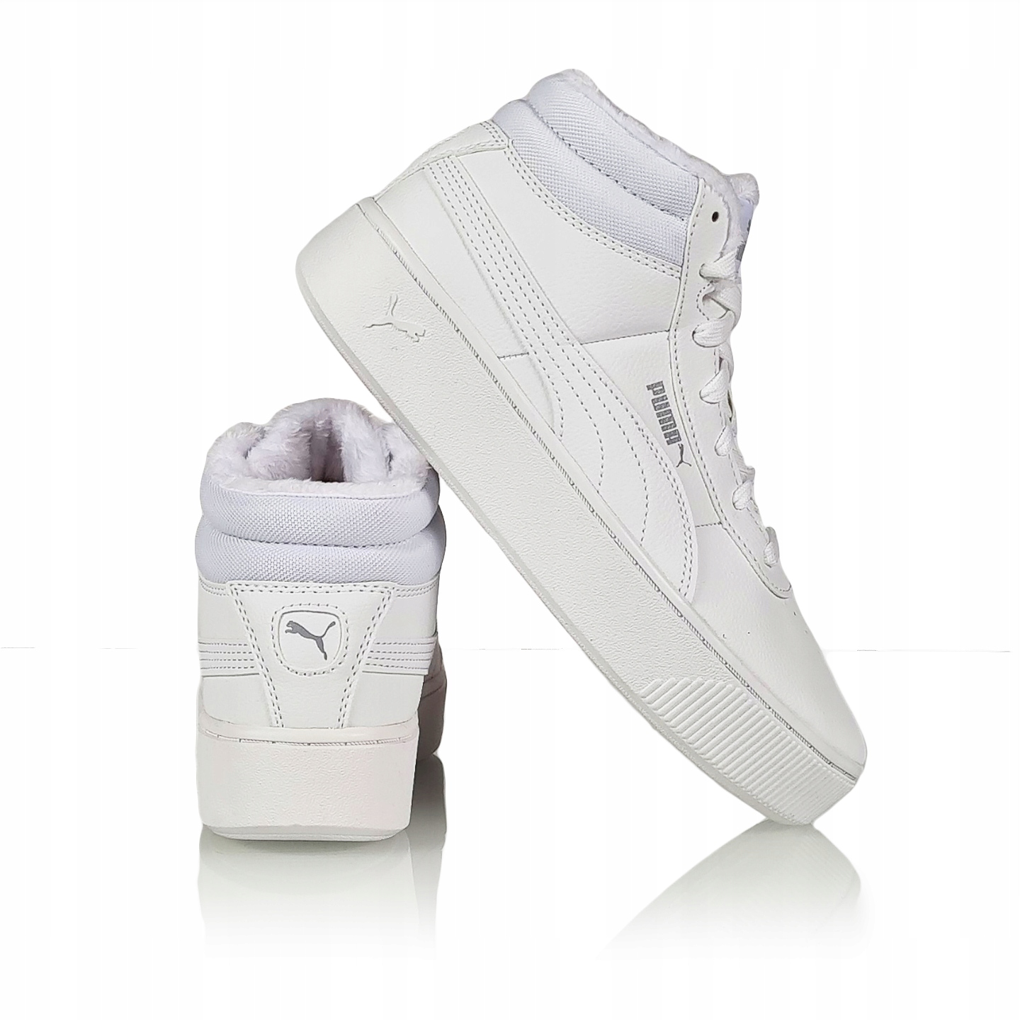 BUTY PUMA VIKKY STACKED MID ZIMOWE PLATFORM KOŻUSZEK R 37,5 375615
