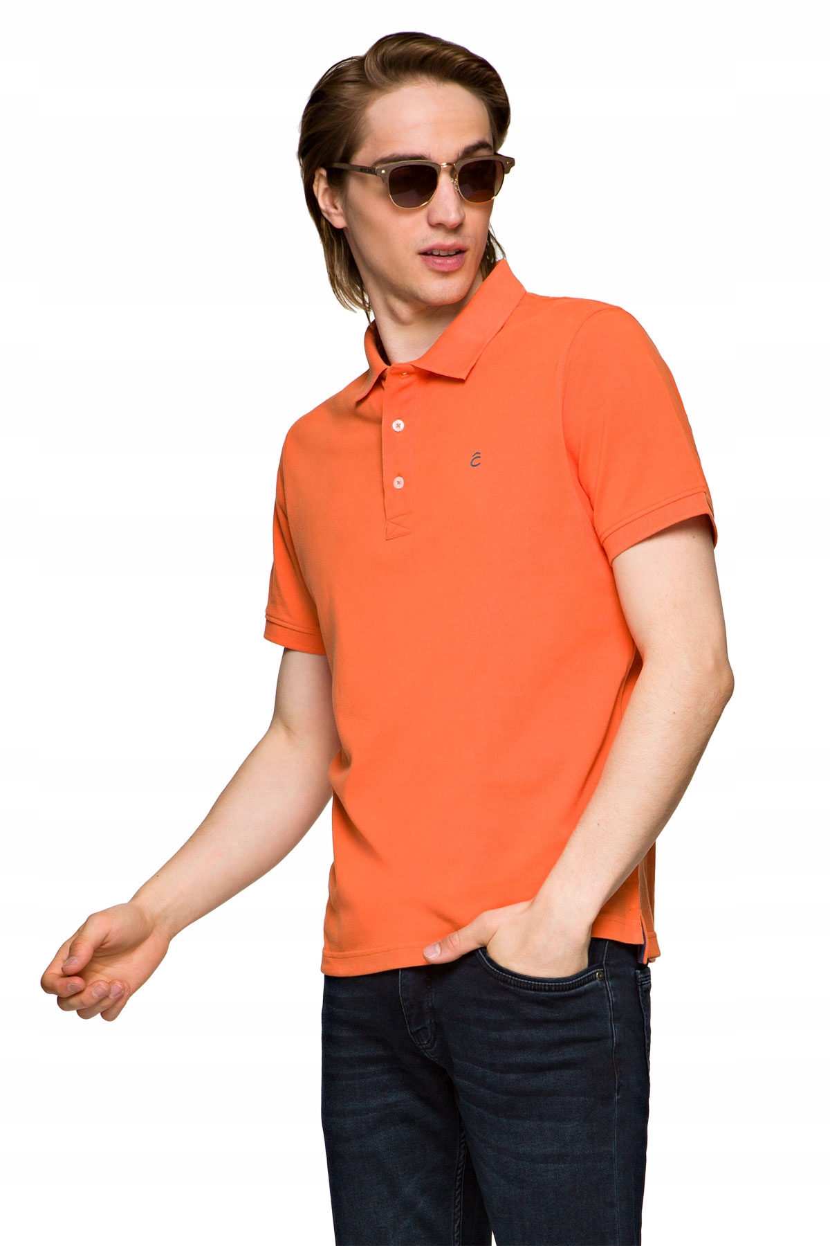 

Koszulka Polo Męska Pomarańcz Lancerto Patrick XL