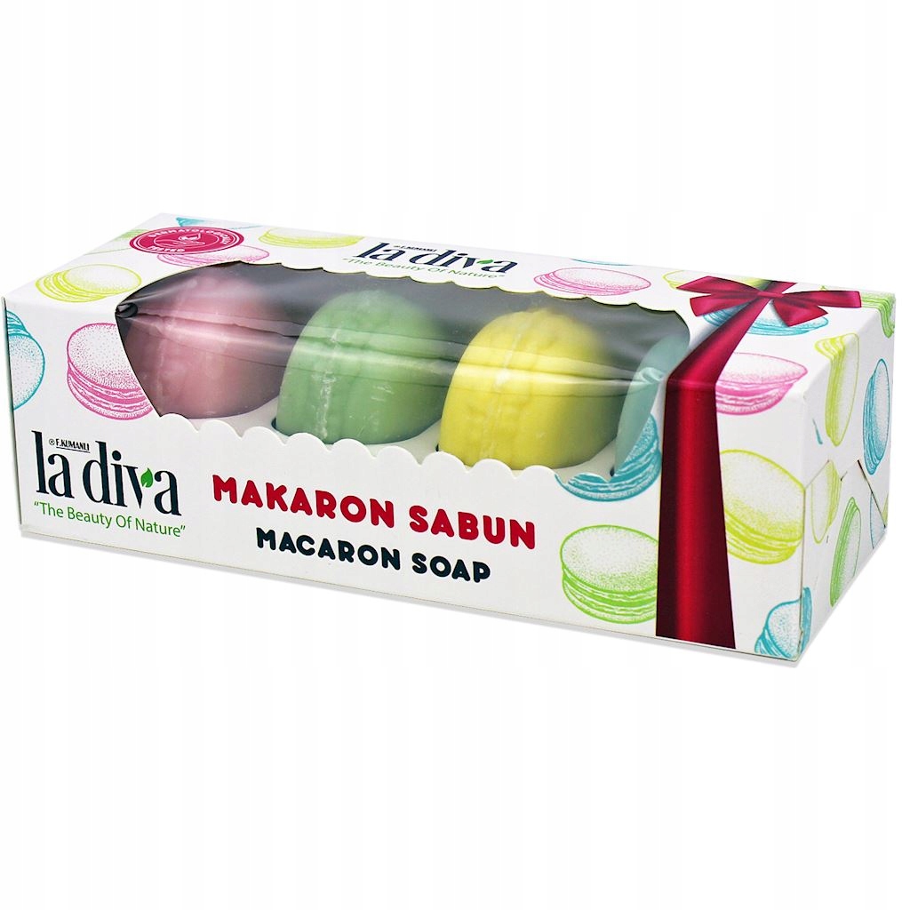 Mýdla Ovocné Makronky (4 x 50 g) 200 g La Diva