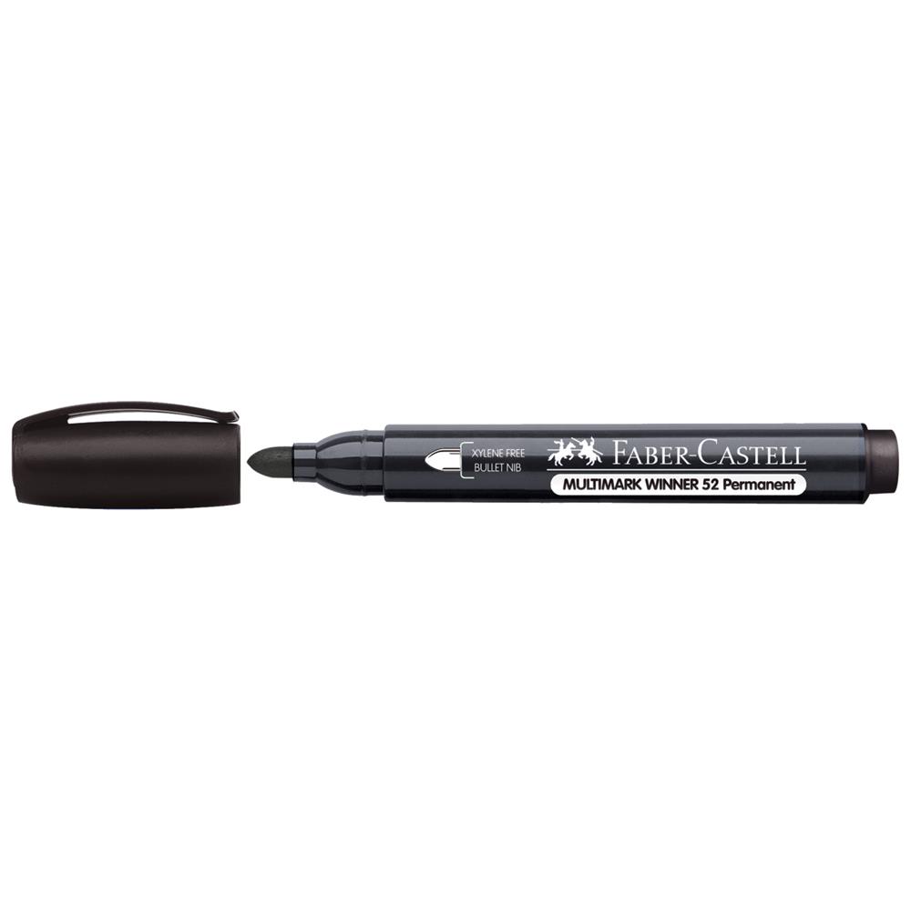 

Marker Permanentny Czarny okrągły Faber-castell