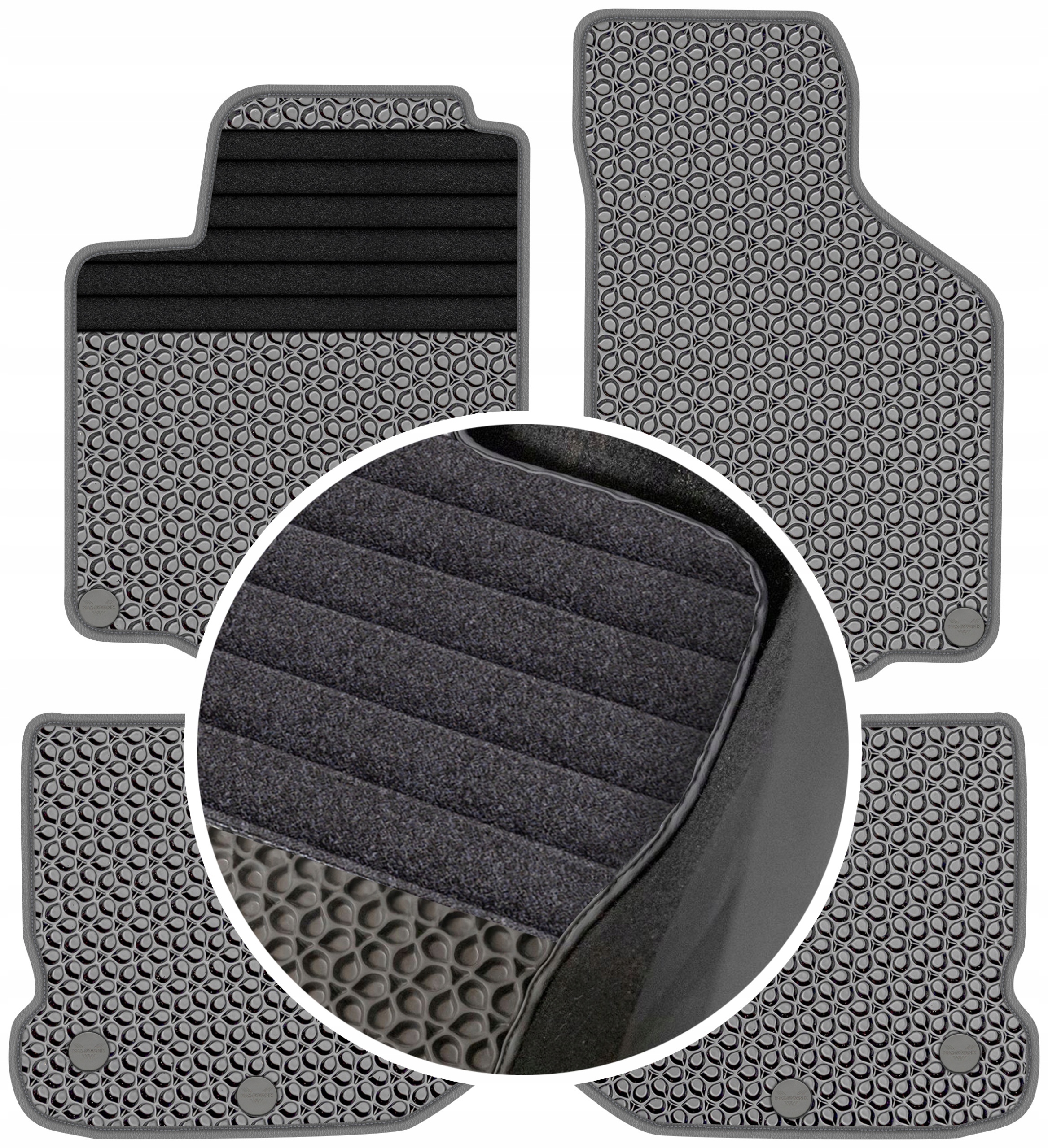 Seat Toledo II 1999-2004 Gumové rohože do auta Eva Eternity