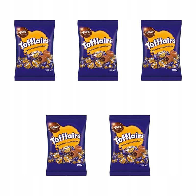 Wawel Tofflairs karamelovo-čokoládový 1kg X5