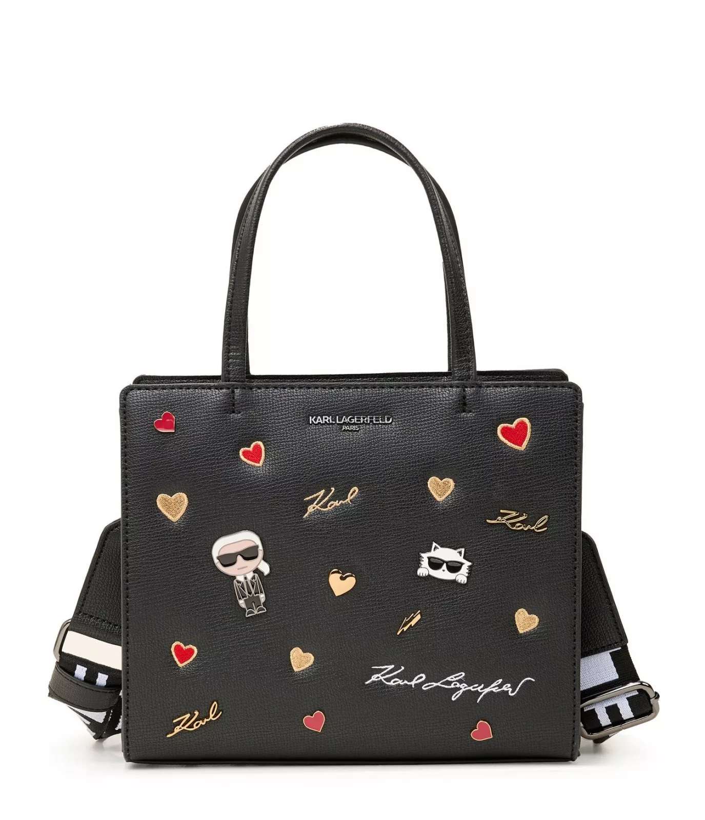 Karl Lagerfeld Paris dámská kabelka Maybelle černá s detaily