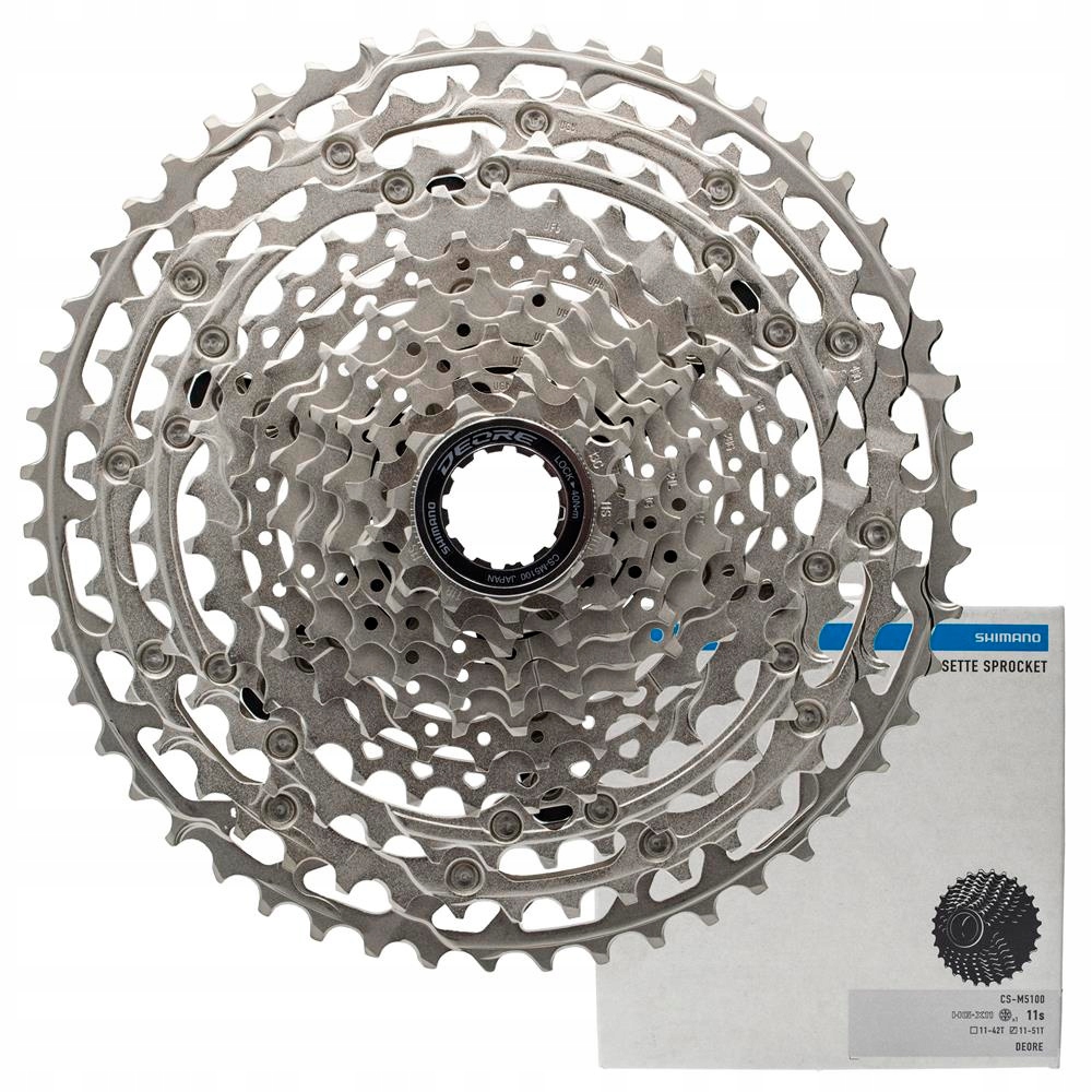 Cyklistická kazeta Shimano Deore CS-M5100 11 řadová 11-51 Mtb Trail XC