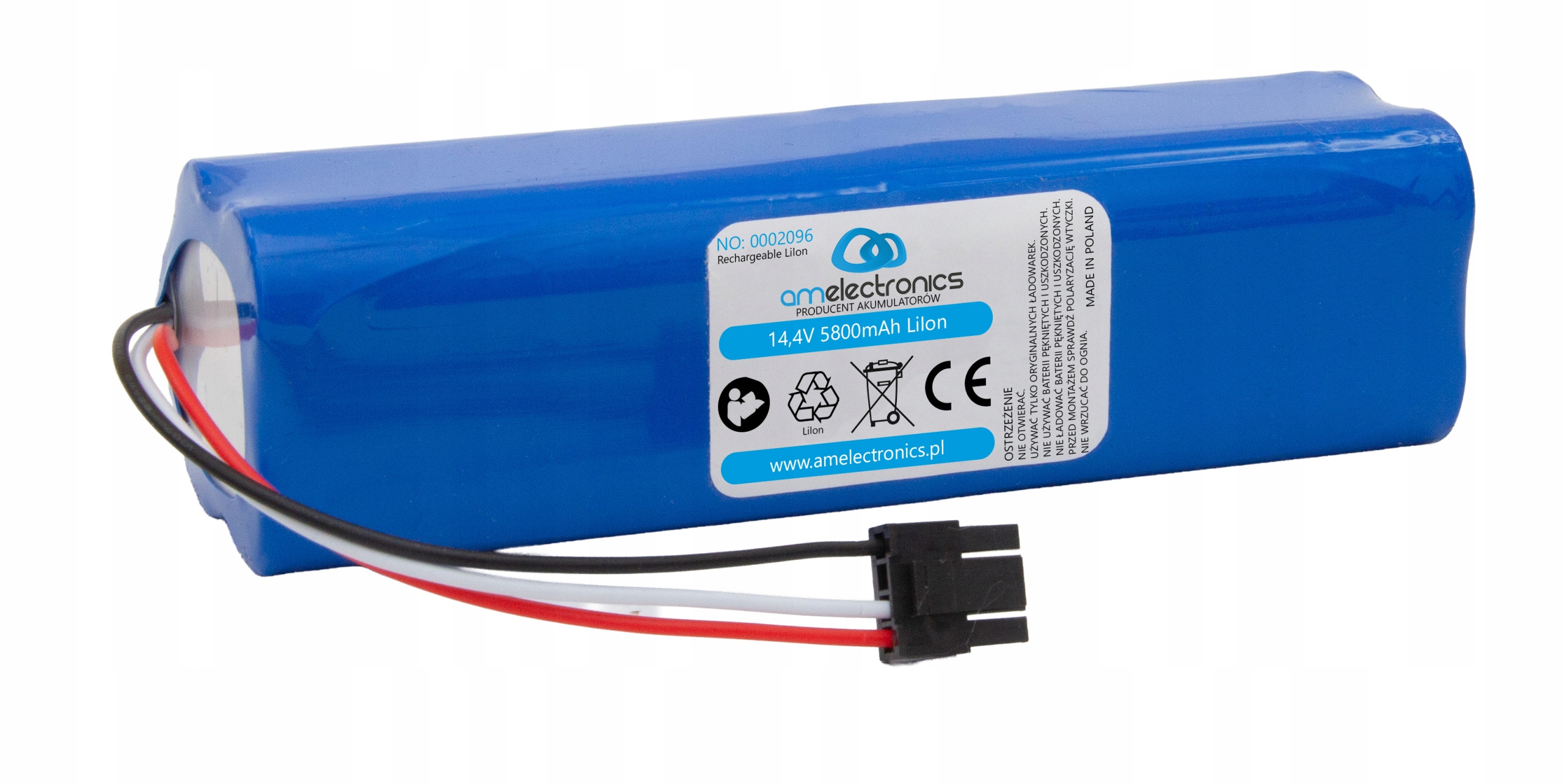 Akumulátor baterie P2150-4S2P-MMBK pro Dreame D10s Pro 14,4V 5800mAh 0124