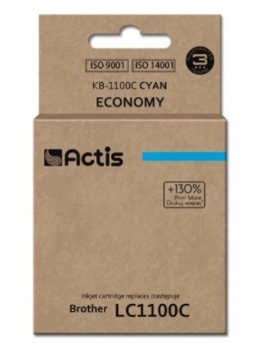 Actis, Tusz do Brother KB-1100C (zamiennik LC1100C) cyan (błękitny)