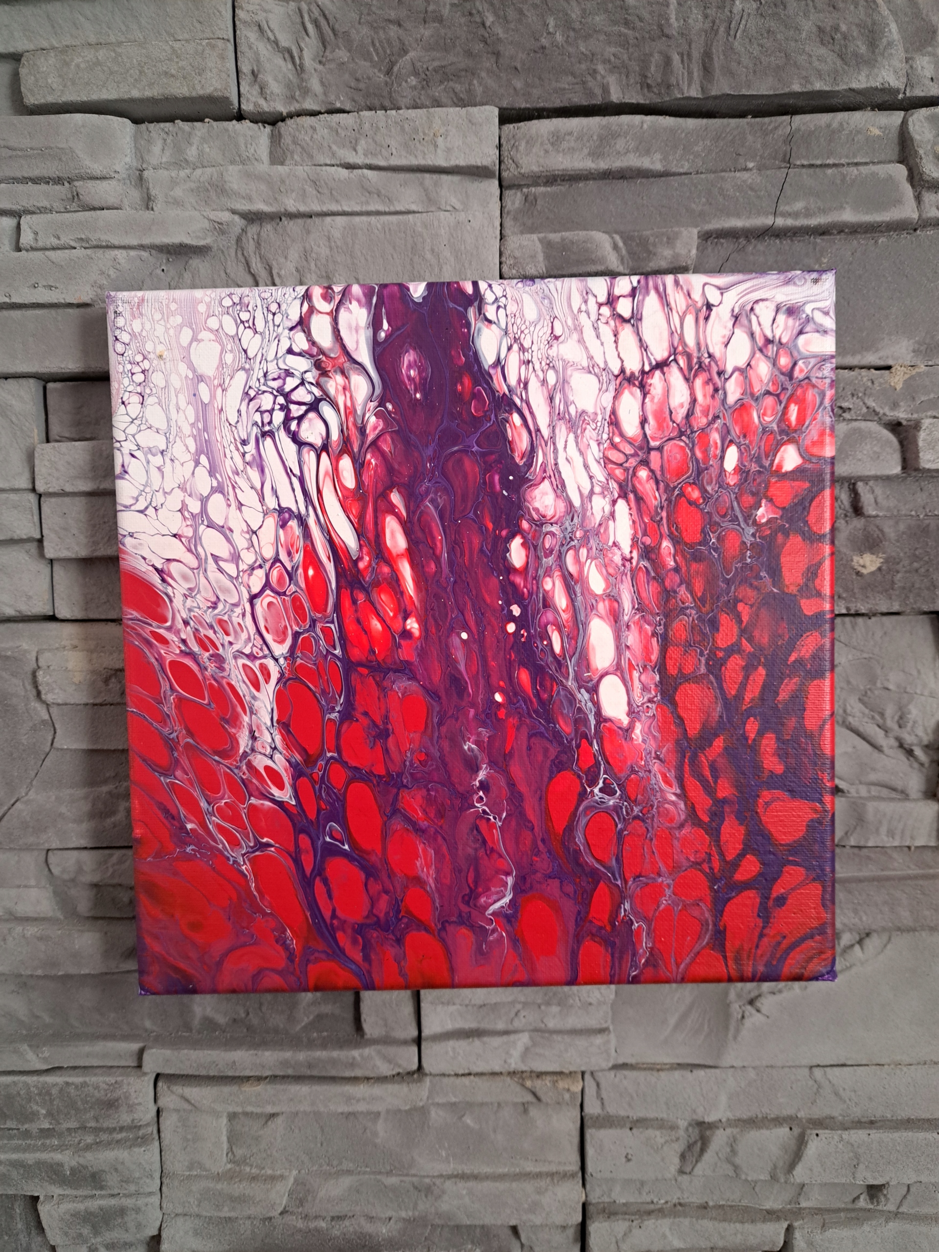 Unikátní obraz ručně malovaný autorský pouring 25/25