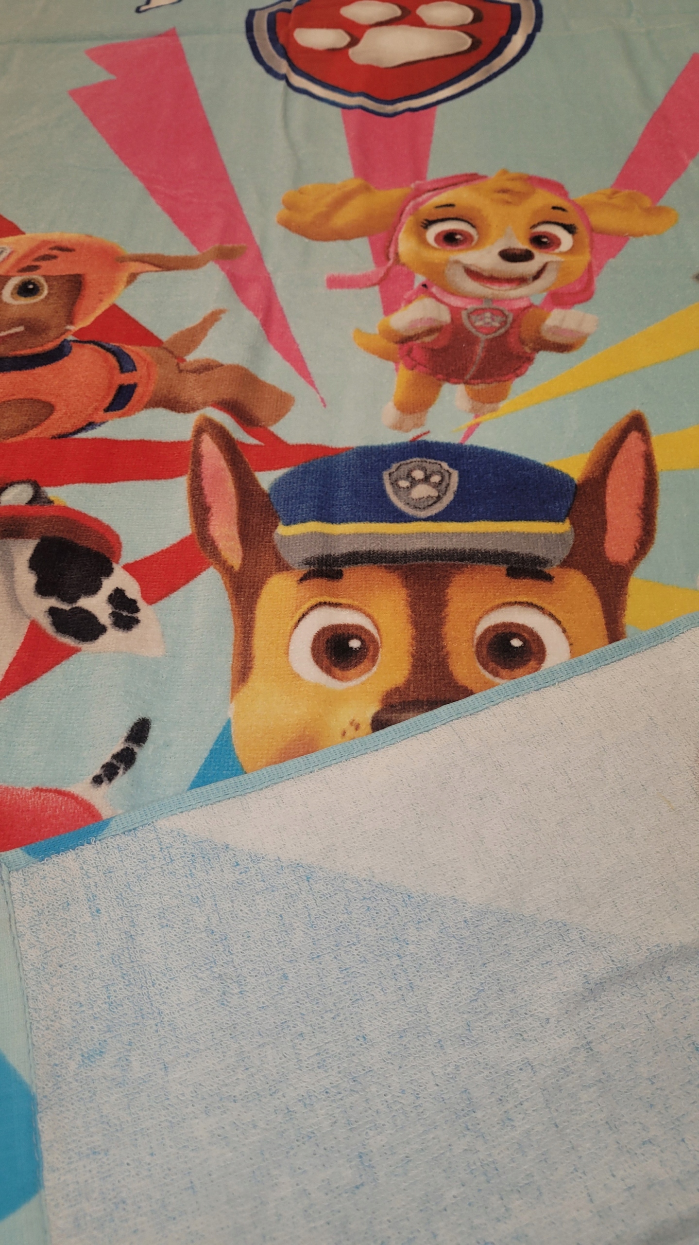 Ręcznik PSI PATROL DZIECIĘCY BAWEŁNA PLAŻA BASEN Szerokość produktu 70 cm