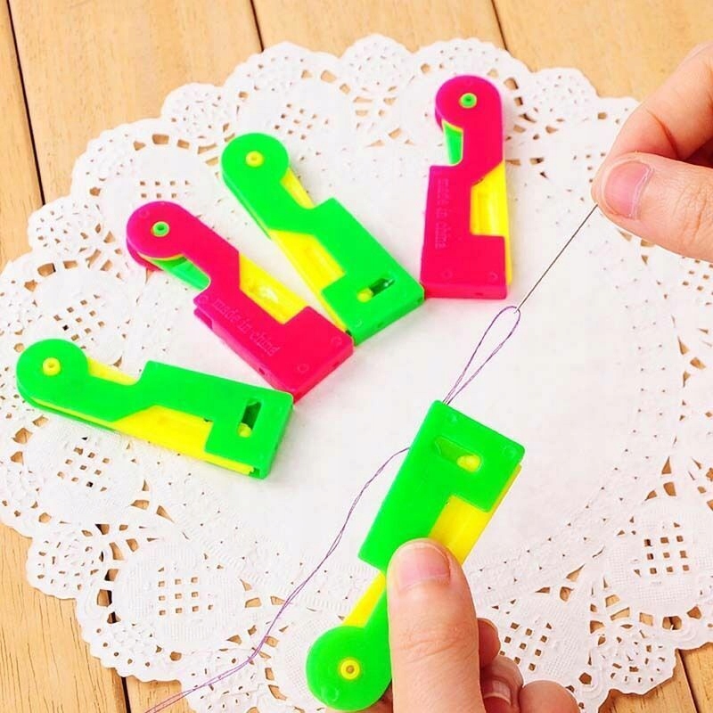 3 ks Automatické navlékání jehly ruční navlékač