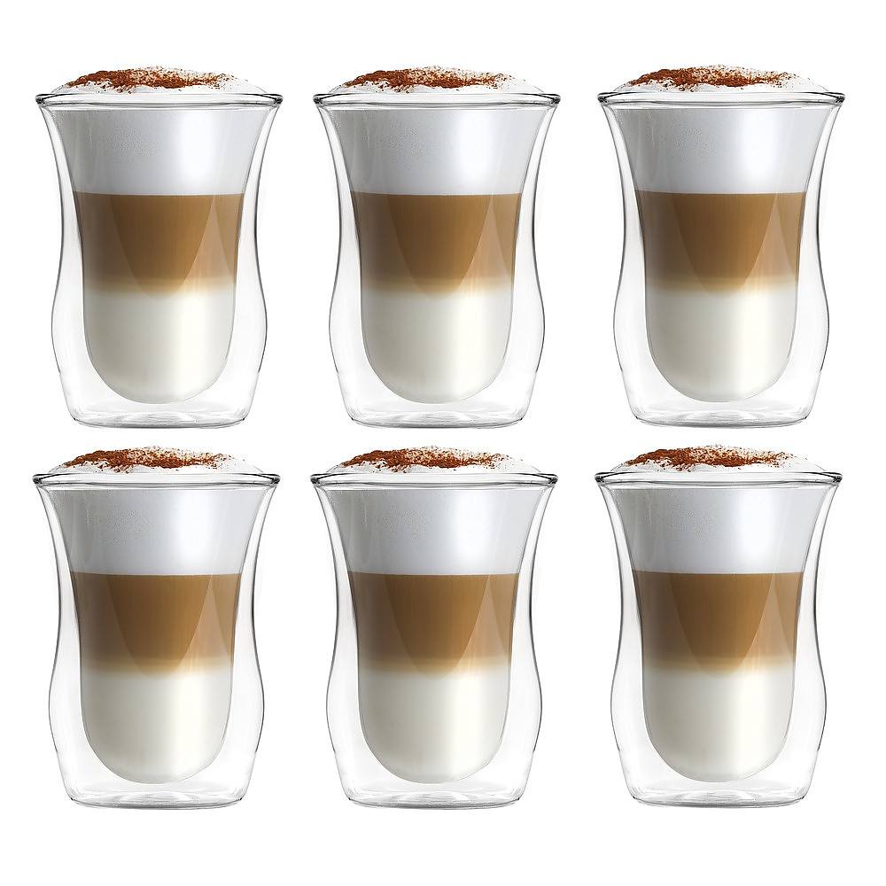 

Szklanki termiczne do herbaty Kawy Latte 300 ml x6