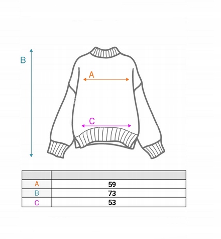 Modny Sweter KOBIECY SWETEREK Dużo Kolorów Rozmiar XXL