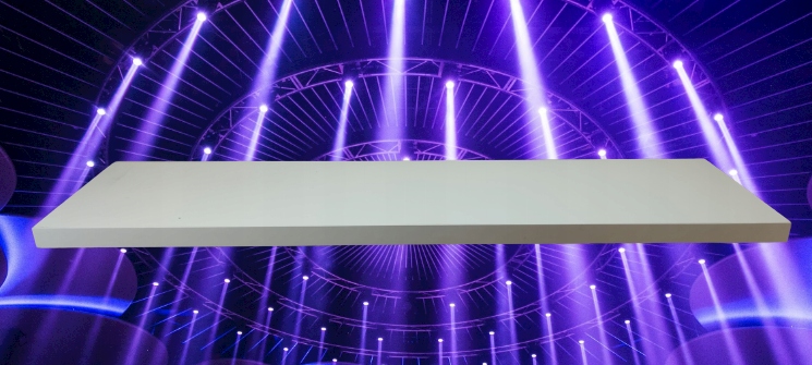 Półka samowisząca wisząca biała 70 x 15 Kolor mebla biały